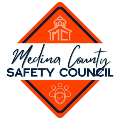 Medina County Safety Council logo, Medina Chamber partner